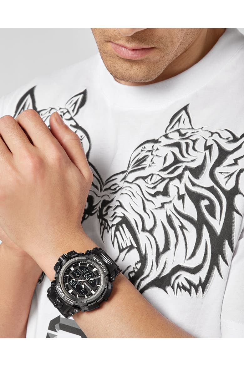 Combat Power Watch Men, Alternate, color, black