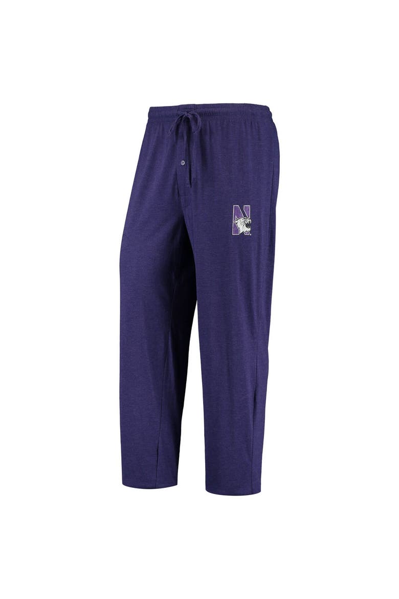 Men's Concepts Sport Purple/Heathered Charcoal Northwestern Wildcats Meter Long Sleeve T-Shirt & Pants Sleep Set, Alternate, color, Purple