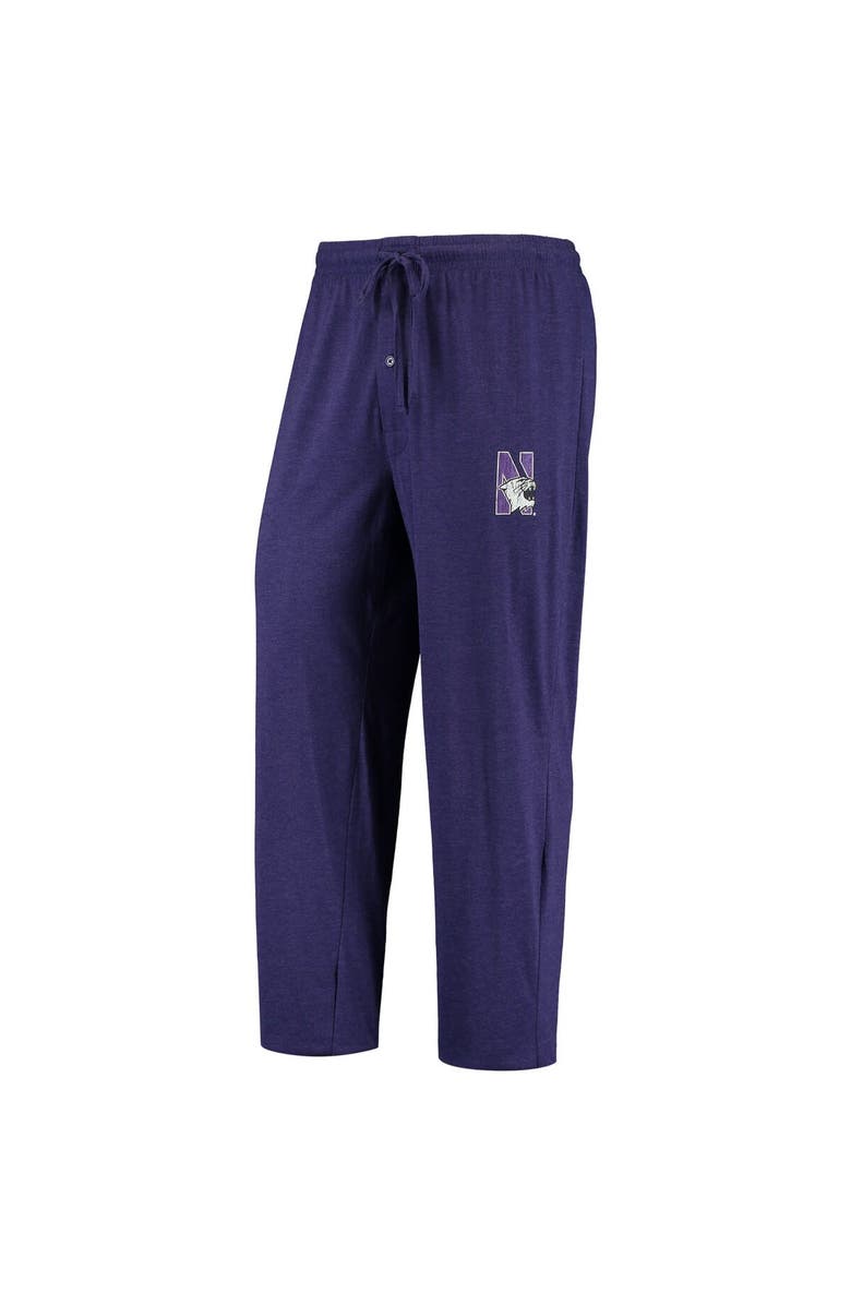 CONCEPTS SPORT Men's Concepts Sport Purple/Heathered Charcoal Northwestern Wildcats Meter Long Sleeve T-Shirt & Pants Sleep Set, Alternate, color, Purple
