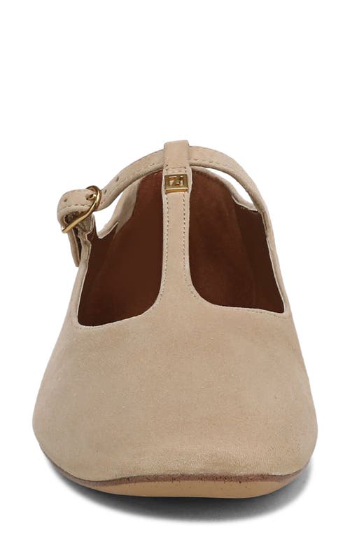 Franco Sarto Marylee T-strap Flat In Neutral