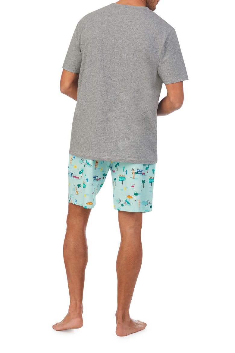 Organic Cotton Blend Pajamas, Alternate, color, PALM SPRINGS