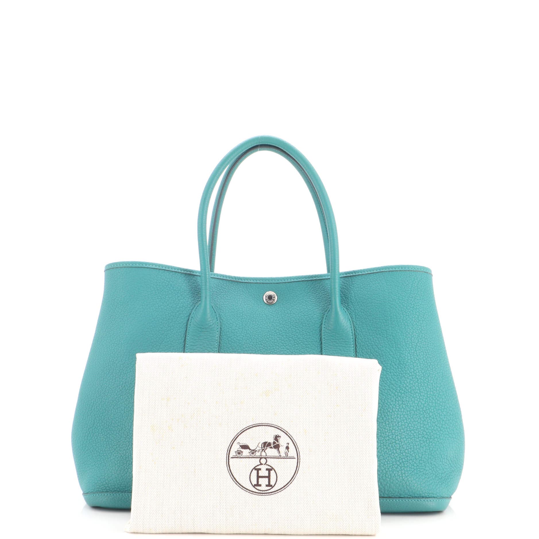 Garden Party Tote Leather 36, Alternate, color, Green