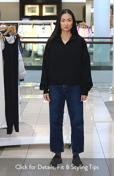 Nike 24.7 ImpossiblySoft Dri-FIT Oversize Half Zip Top | Nordstrom