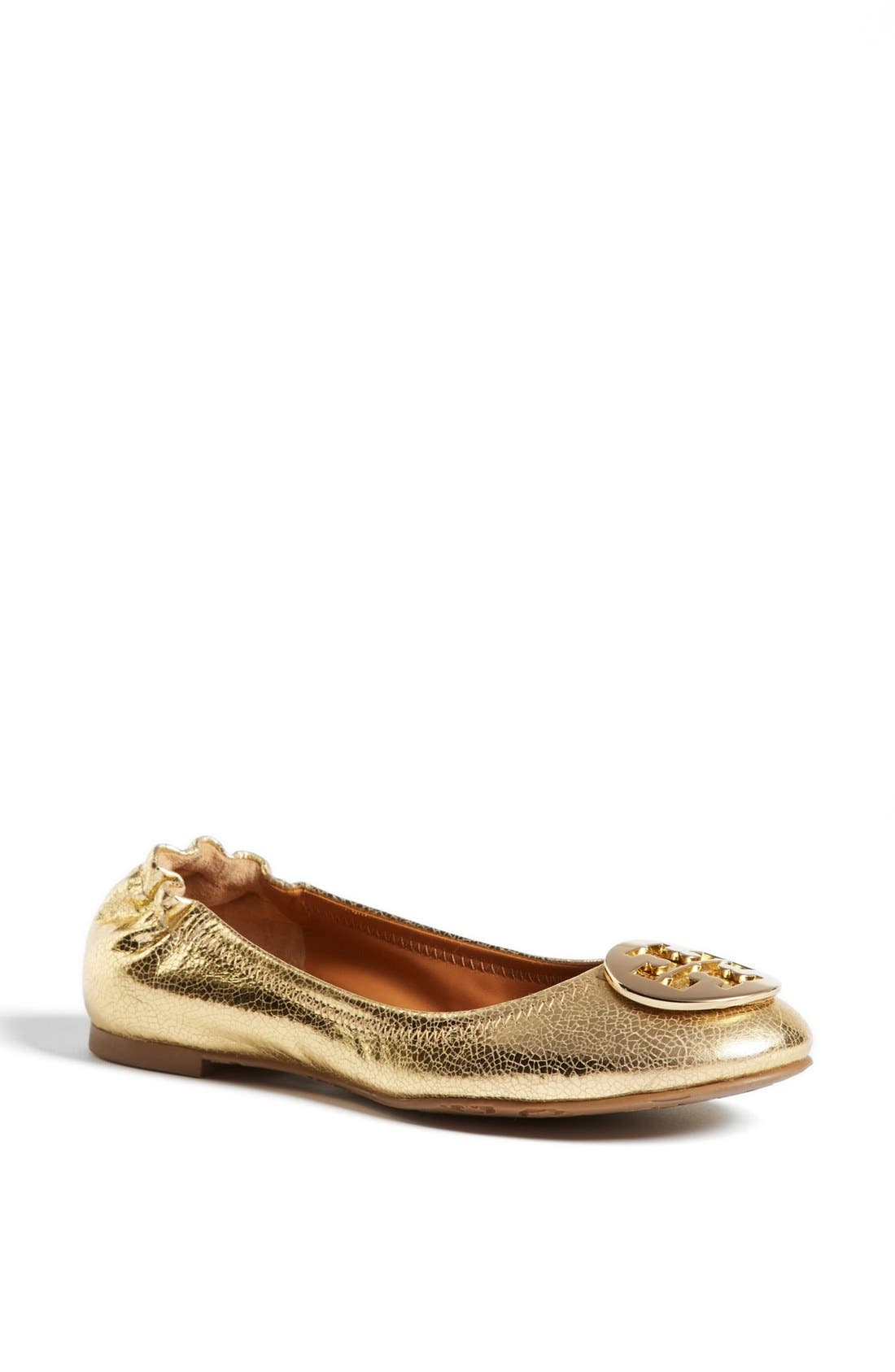 'Reva' Flat, Main, color, GOLD/ GOLD