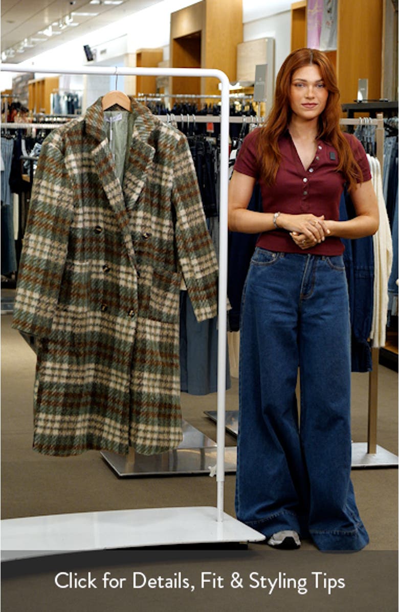 Anika Plaid Coat, sales video thumbnail