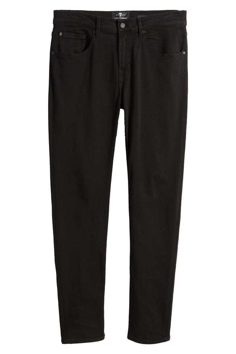 Luxe Performance Plus Slimmy Taper Jeans, Alternate, color, WASHED BLACK