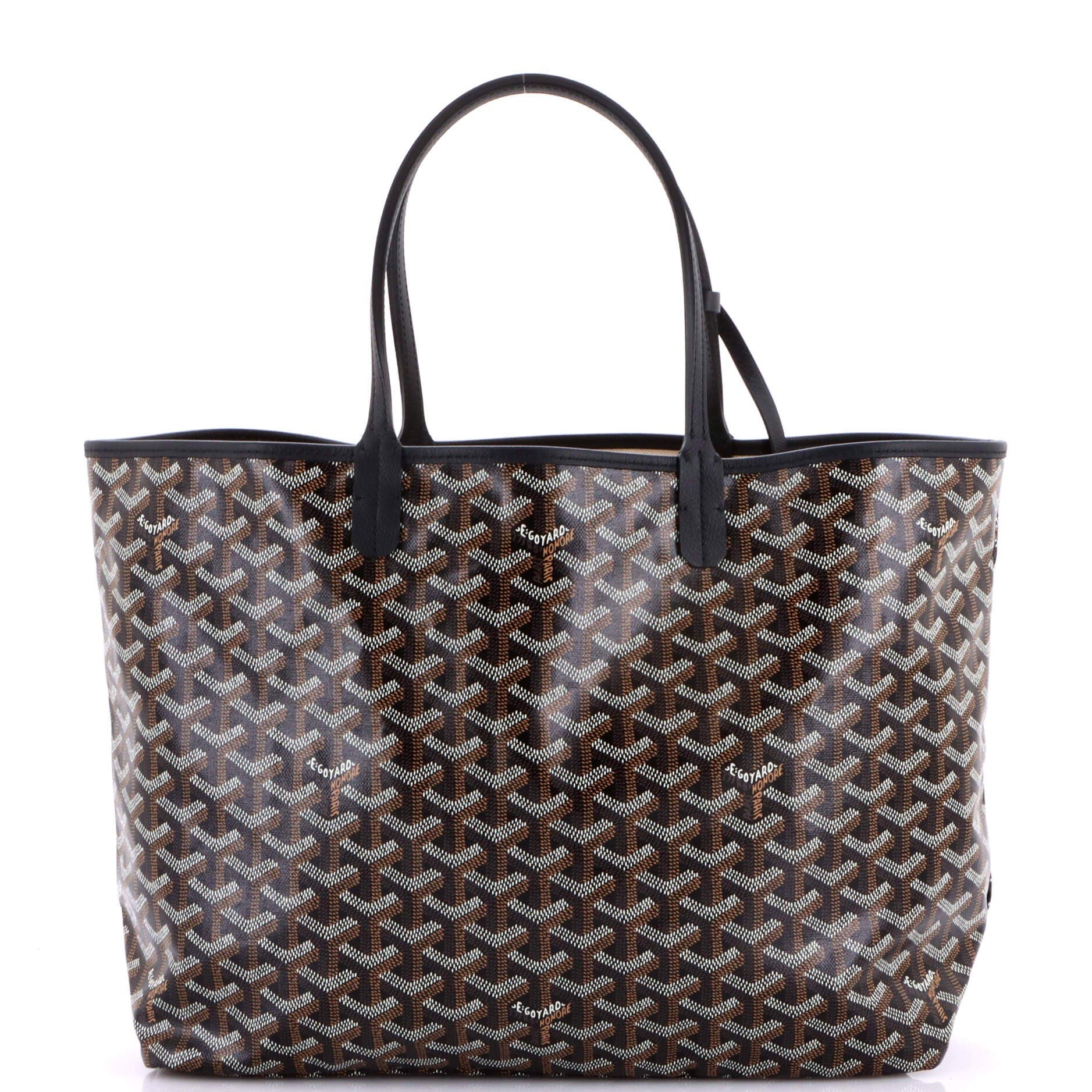 Saint Louis Tote Coated Canvas GM, Main, color, Black