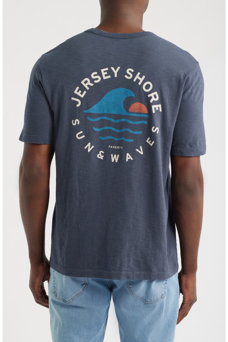 Jersey Short Sunwashed Pocket T-Shirt, Alternate, color, DUNE NAVY