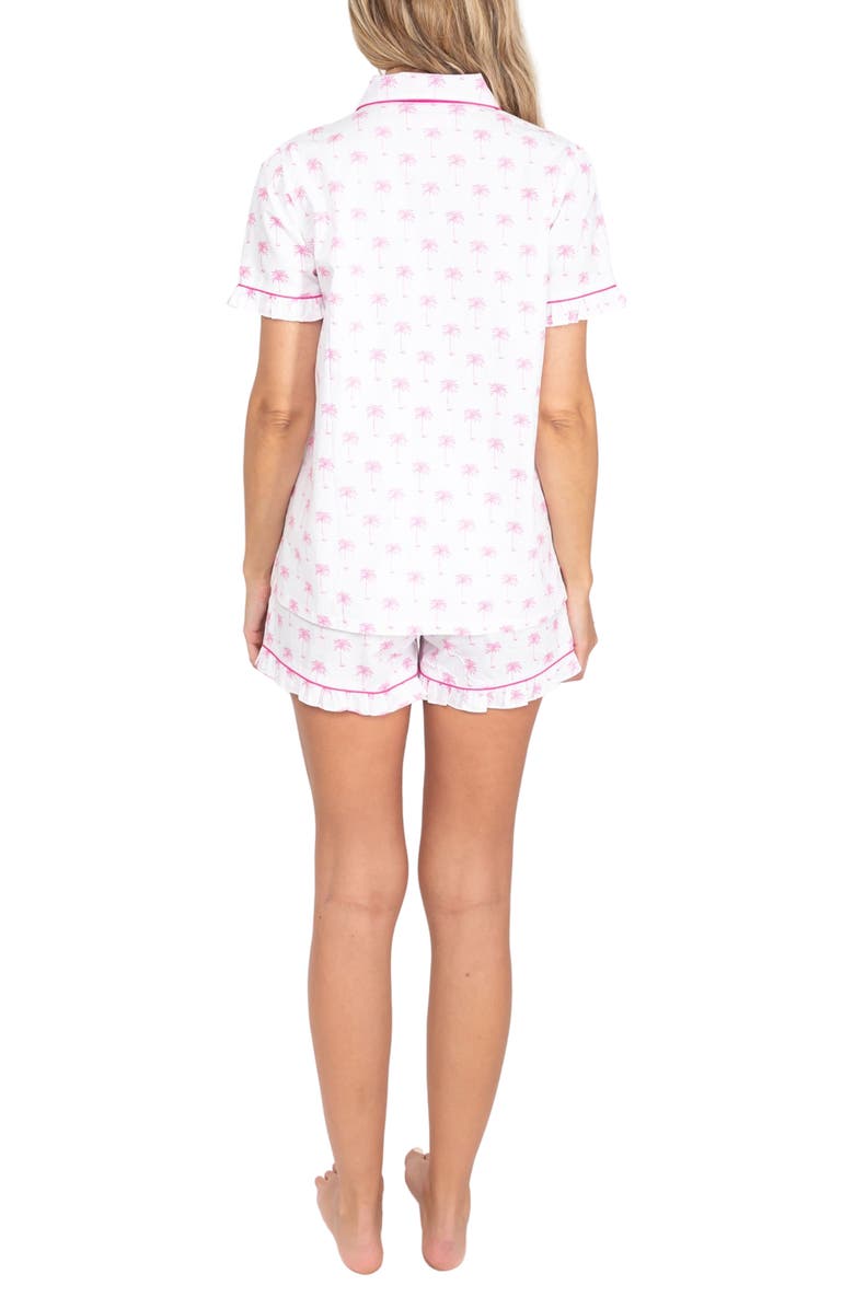 Sant and Abel Palm Tree Short Pajamas, Alternate, color, 