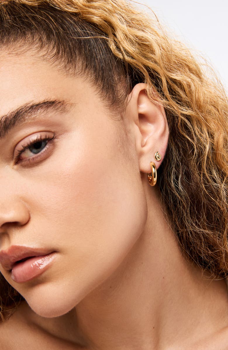 Ana Luisa Gold Stud Earrings - Ariel Studs, Alternate, color, Gold