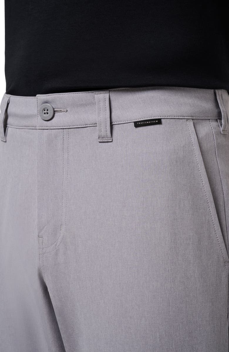TravisMathew Beck 2.0 Performance Shorts, Alternate, color, Heather Sleet