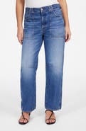 Madewell The Darted Utility Barrel Leg Jeans