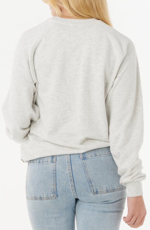 Rip Curl Surf Dept. Cotton Graphic Sweatshirt In White