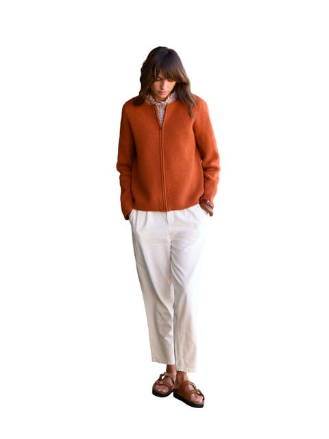 Zip Through Knitted Jacket