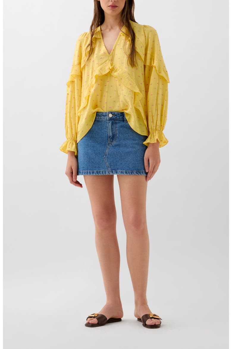 Foil Color Shirt, Alternate, color, Yellow