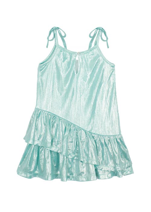 Isobella & Chloe Aqua Dress In Green