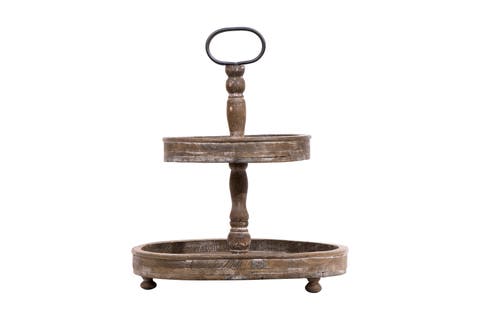 2-Tier Tray with Handle
