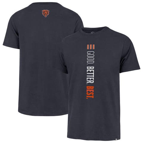Men's '47  Navy Chicago Bears Good. Better. Best. Franklin T-Shirt
