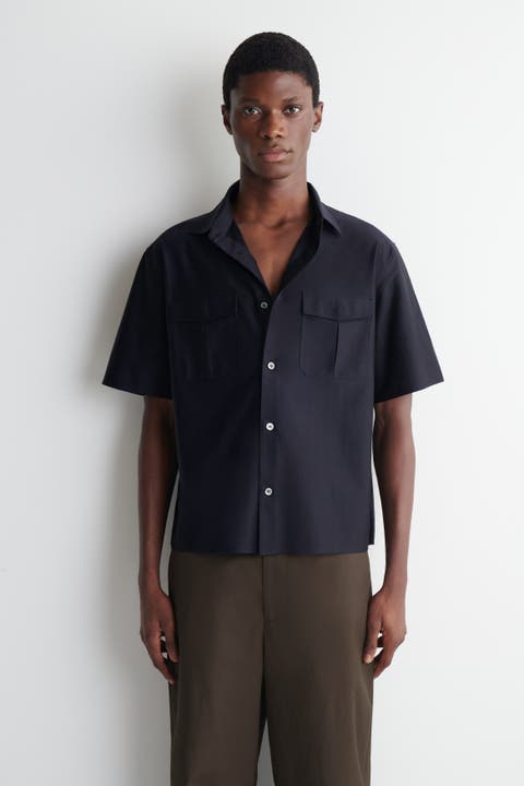 Striped Cotton-jacquard Shirt