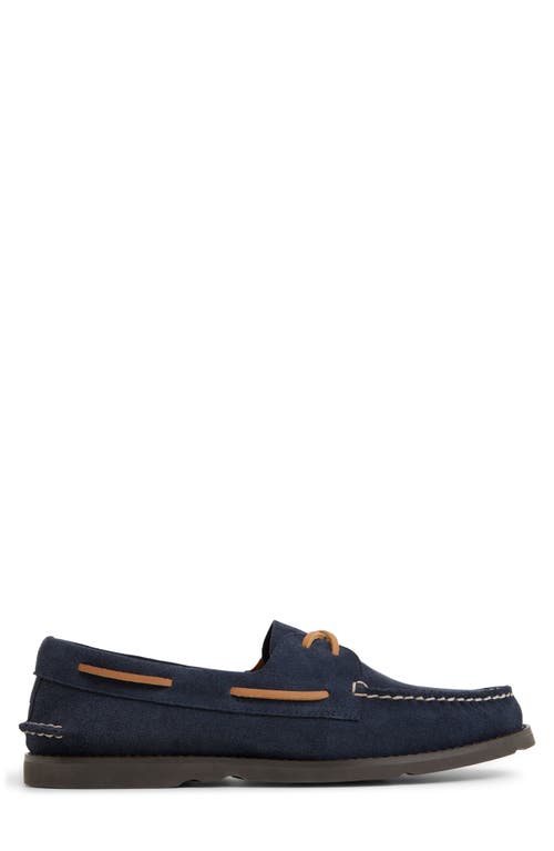 Sperry Men's Authentic Original 2-eye Ripple Boat Shoe In Blue