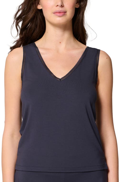 Simone Perele Aurore Pajama Top In Blue