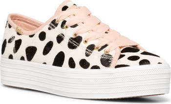 Kate Keds® x kate spade new york triple kick genuine calf hair
