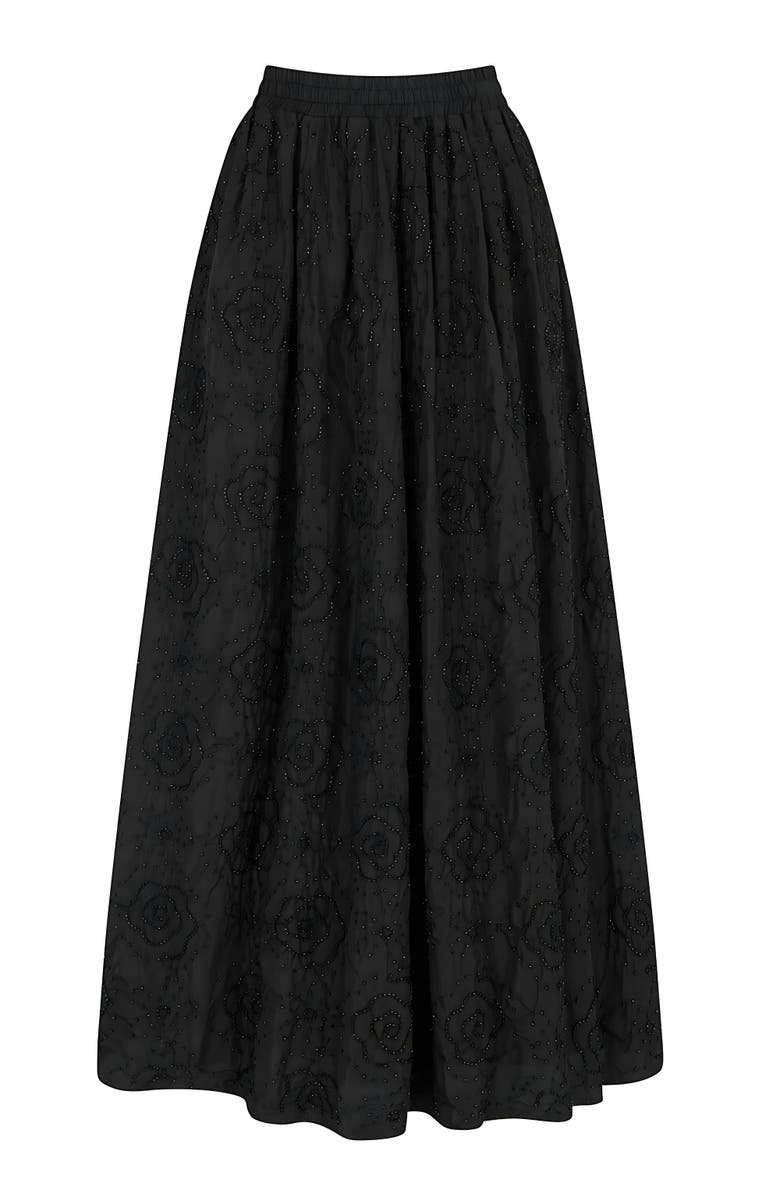 Nocturne Beaded Maxi Skirt, Alternate, color, 