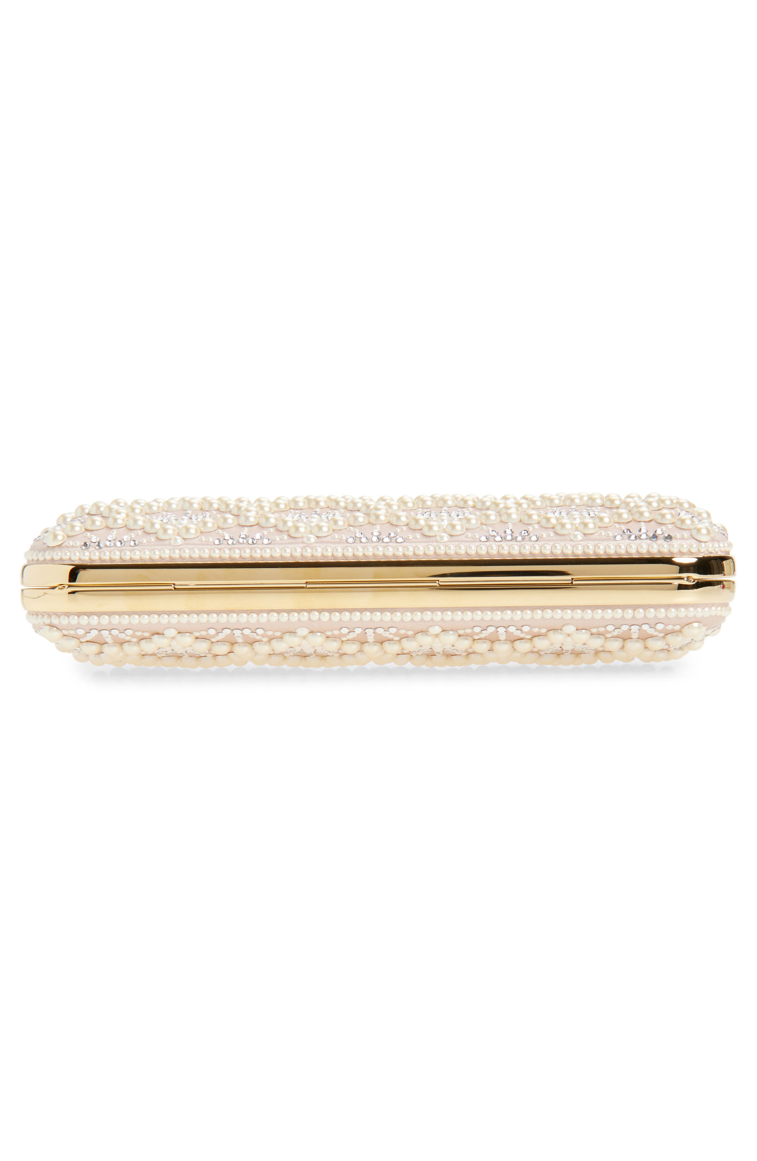 Valentino Garavani Carry Secrets Minaudière Clutch, Alternate, color, Ivory Multi