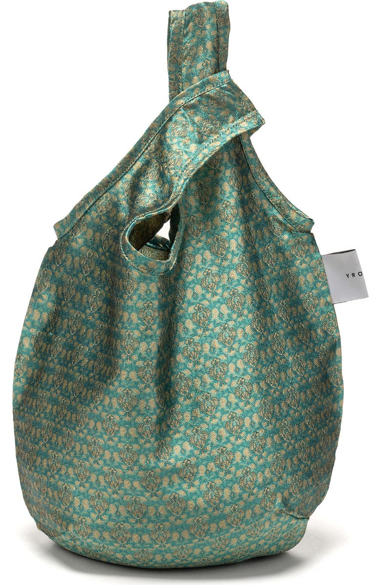 Priory Egg Tote - Deadstock Silk, Main, color,