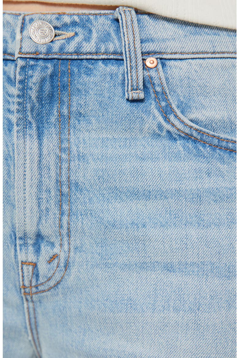 The Dodger Embroidered Flood Wide Leg Jeans, Alternate, color, THIS IS HOW I ROLL