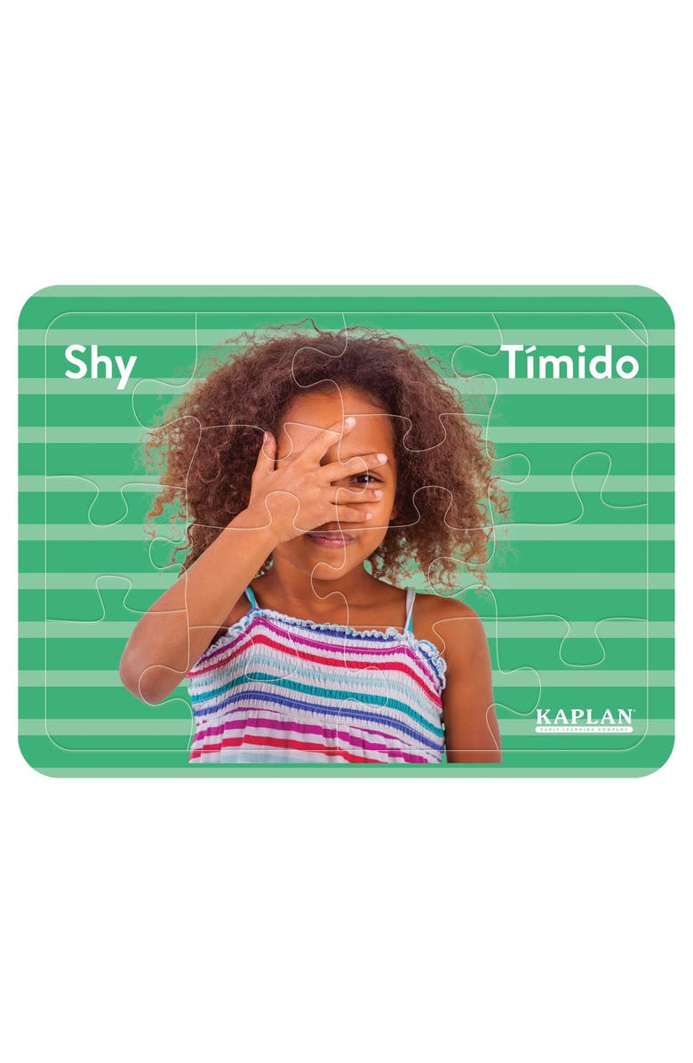 Kaplan Early Learning Company Emotion Puzzles with Real Images - Set of 8, Alternate, color, Multicolor