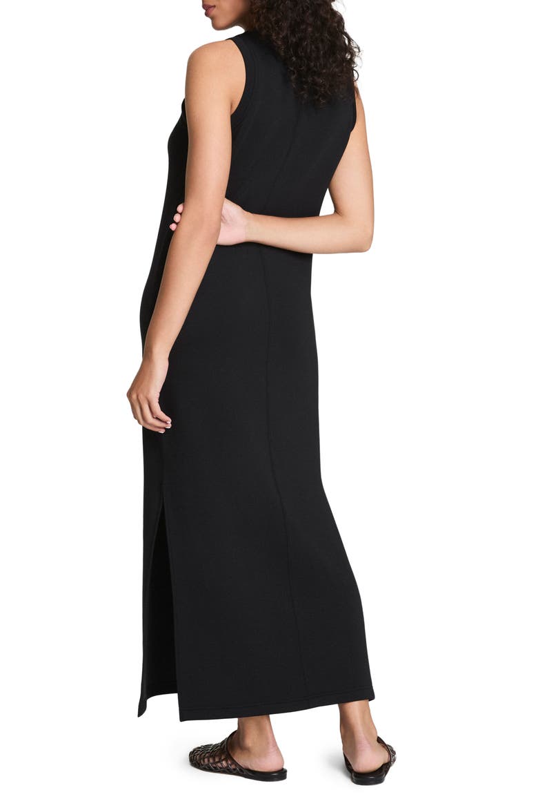 AirEssentials® Sleeveless UPF 50+ Maxi Tank Dress, Alternate, color, VERY BLACK