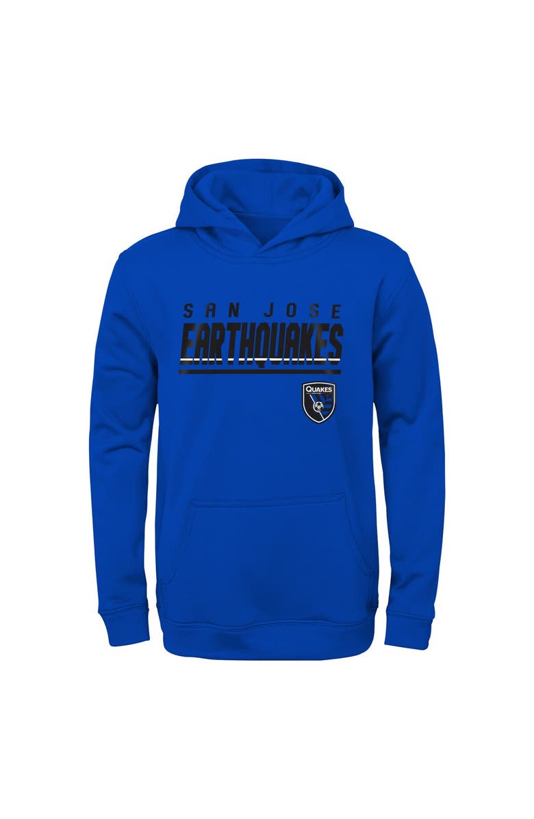 Outerstuff Youth Blue San Jose Earthquakes Headliner Pullover Hoodie, Main, color,