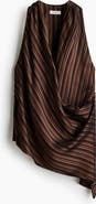 H&M Jacquard-weave Wrap Top