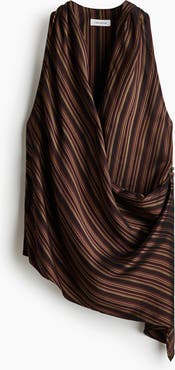H&M Jacquard-weave Wrap Top