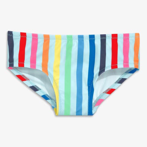 Kids Swim Bikini Bottom In Rainbow Sky Stripe (Toddler, Little Kid, Big Kid)
