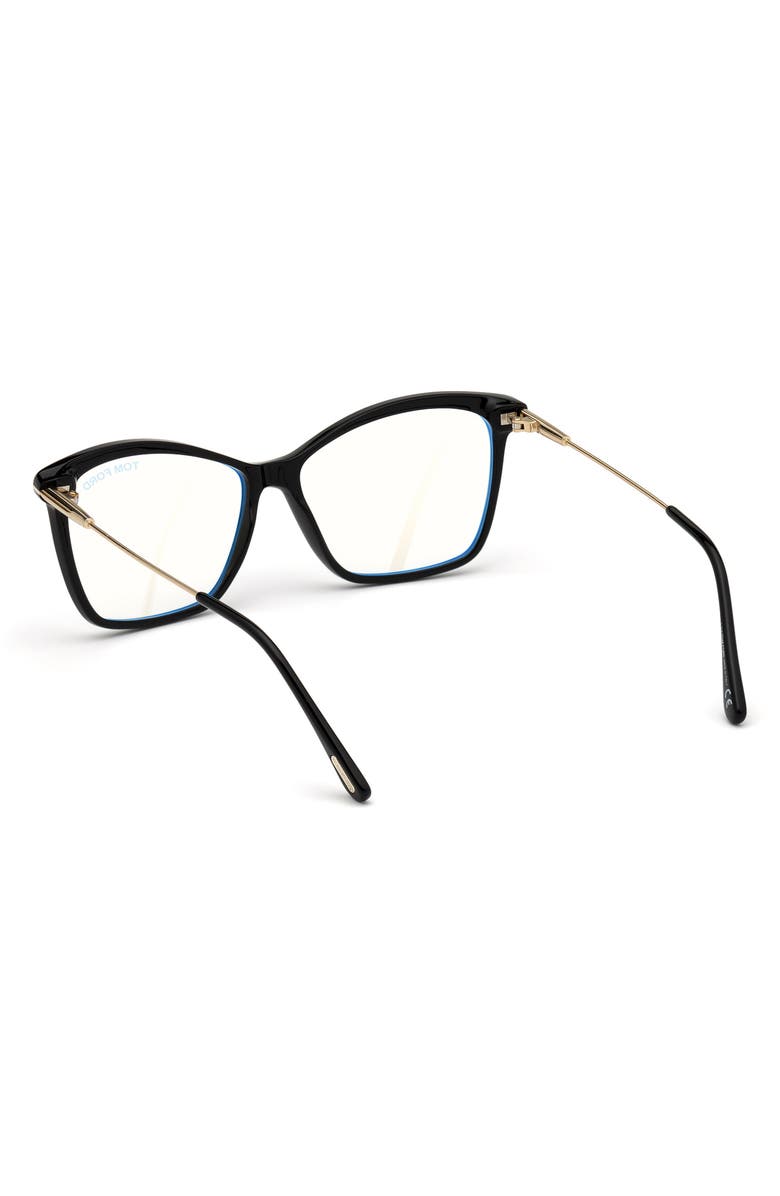TOM FORD 56mm Blue Light Blocking Glasses, Alternate, color, 