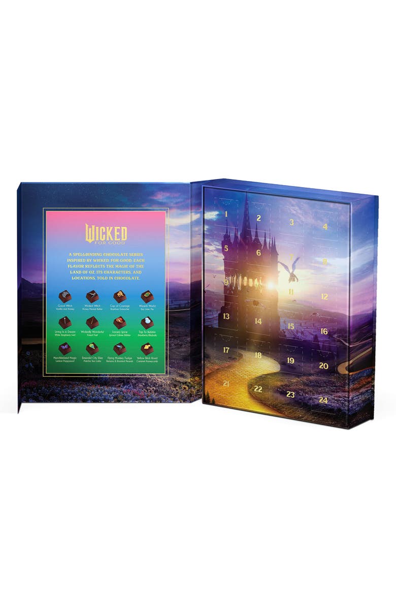 COMPARTES 'Wicked: For Good' Chocolate Advent Calendar, Alternate, color, Green Tones