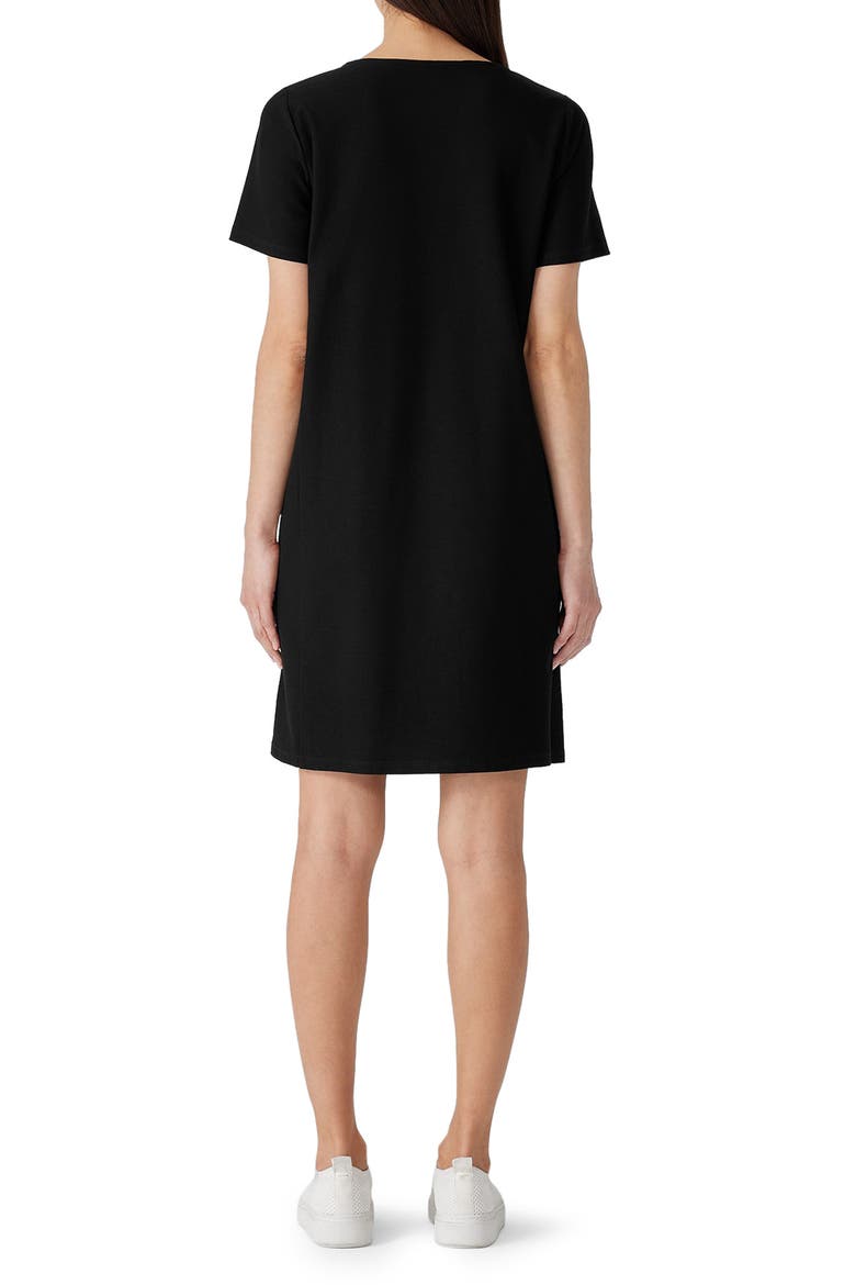 eileen fisher organic cotton t shirt dress EILEEN FISHER Organic-Cotton Jersey Midi T-Shirt Dress