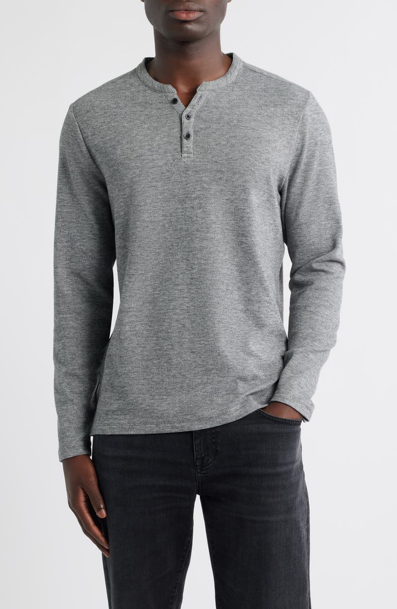 Robert Barakett Alec Heathered Henley, Main, color, Grey