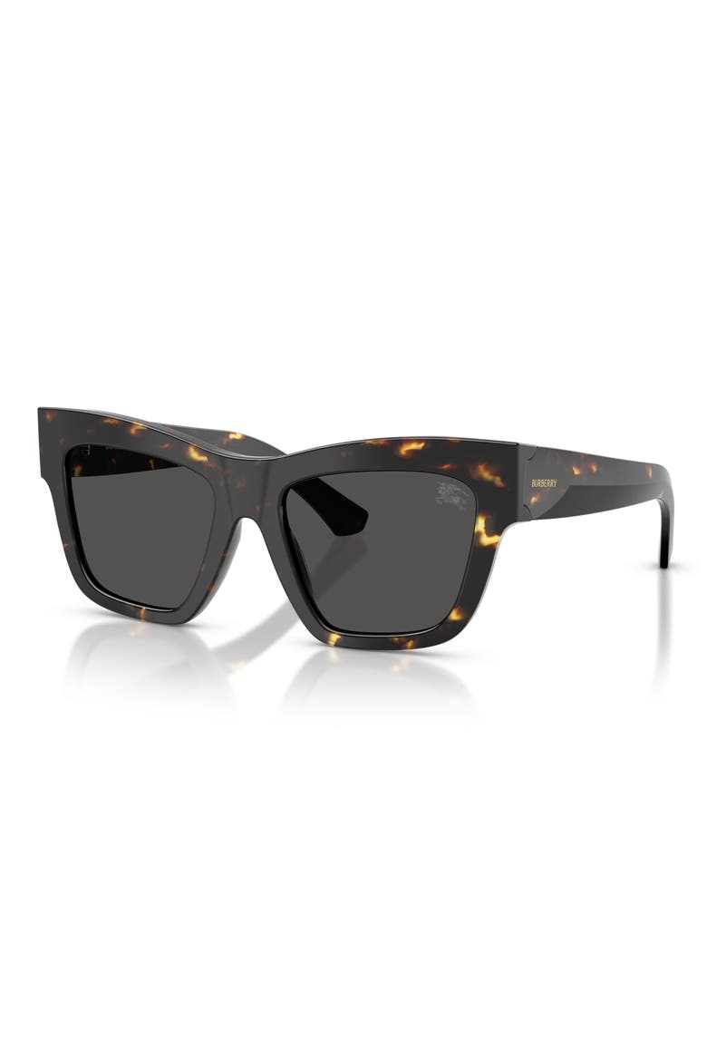 53mm Square Sunglasses, Alternate, color, YELLOW HAVANA