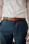 Nordstrom Marco Burnished Leather Belt
