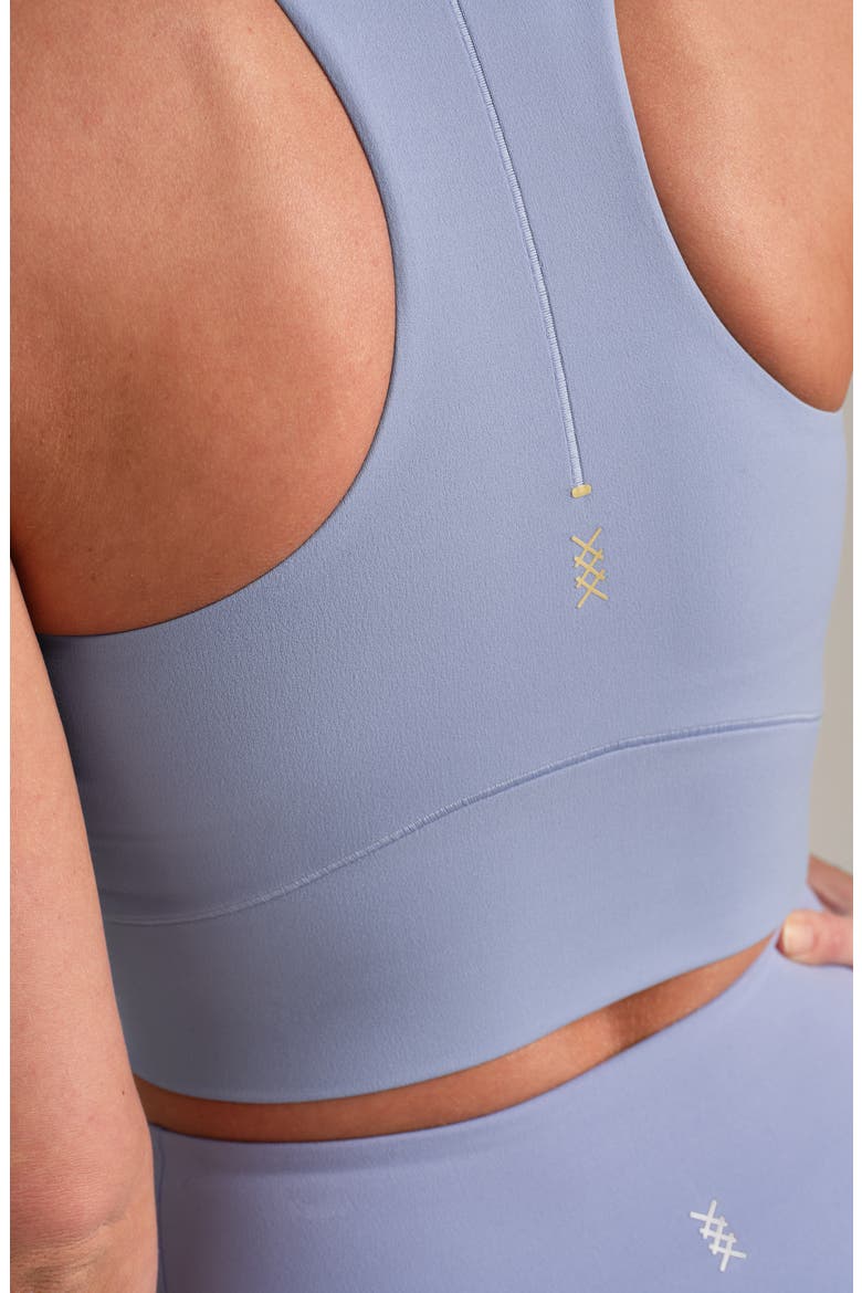 Revive Longline Bra, Alternate, color, HYDRANGEA BLUE