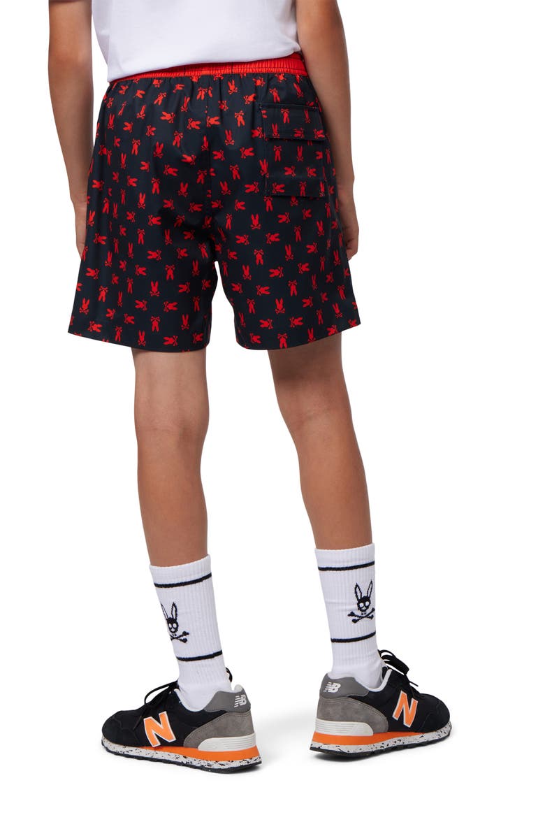 Psycho Bunny Kids' Cary Swim Trunks, Alternate, color, 