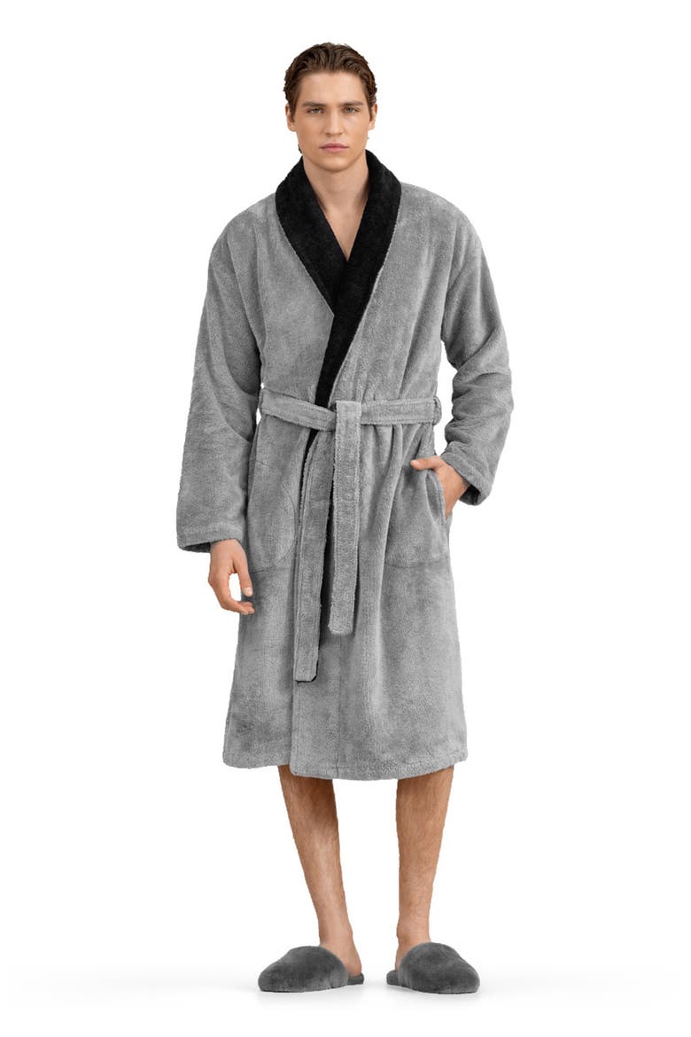 Lordi Men's Bathrobe, Main, color, Grey