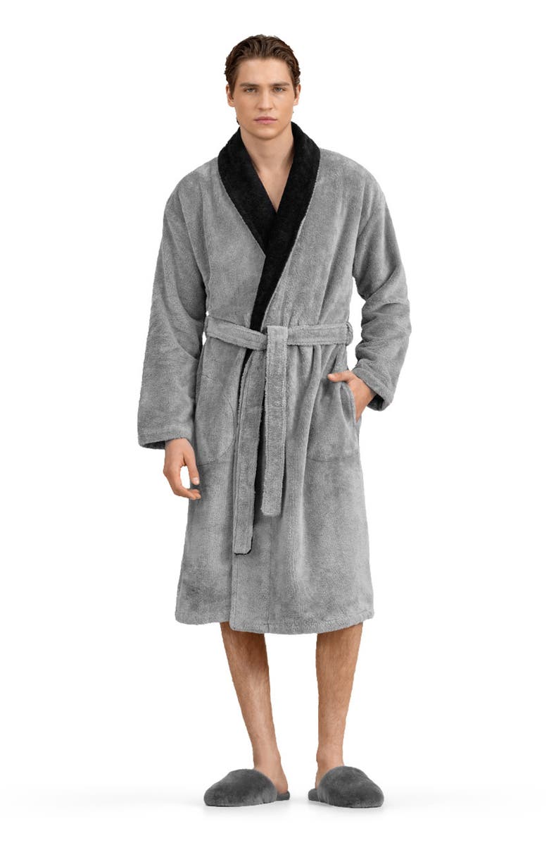 Togas Lordi Men's Bathrobe, Main, color, Grey