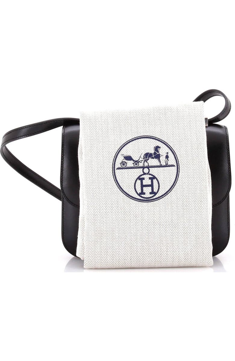 Pre-Owned Hermes Constance Bag Box Calf with Aventurine 18, Alternate, color, Noir