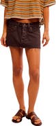 Free People Lainey Cutoff Miniskirt