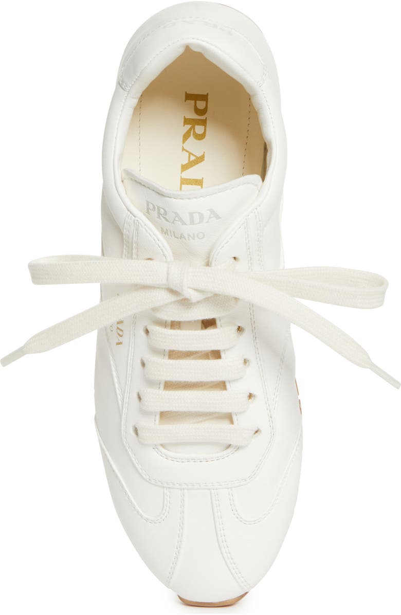 Prada Low Top Sneaker, Alternate, color, Avorio