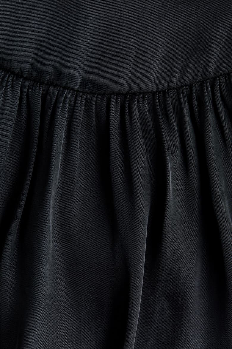 A-line Strappy Dress, Alternate, color, Black